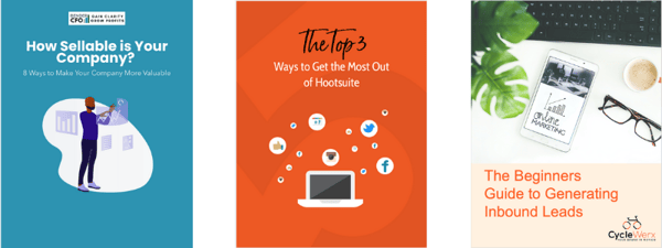 Examples of Content Offers or Lead Magnets