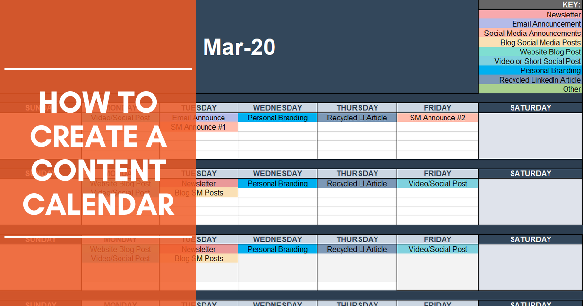 How To Create A Content Calendar